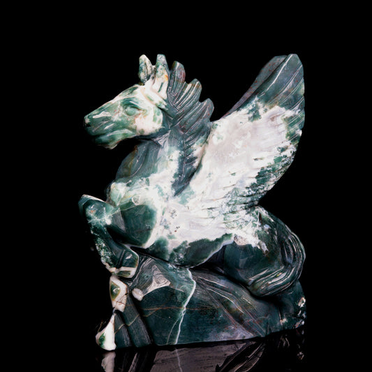 crystal unicorn sculpture