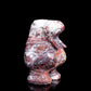4" Mexican Crazy Lace Agate Carved Crystal Walrus Figurine Healing