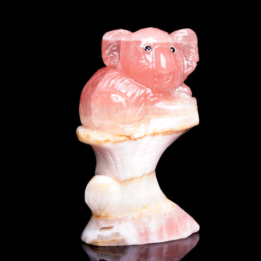 Pink Calcite koala