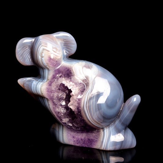 crystal koala sculpture