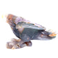 8.5" Amethyst Geode Agate Crystal Eagle Figurine Realistic Healing Quartz