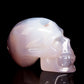 3" HandCarved Druzy agate Crystal Skull Healing Quartz Reiki Gift