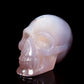 3" HandCarved Druzy agate Crystal Skull Healing Quartz Reiki Gift