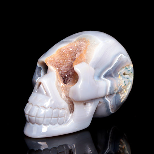 druzy skull