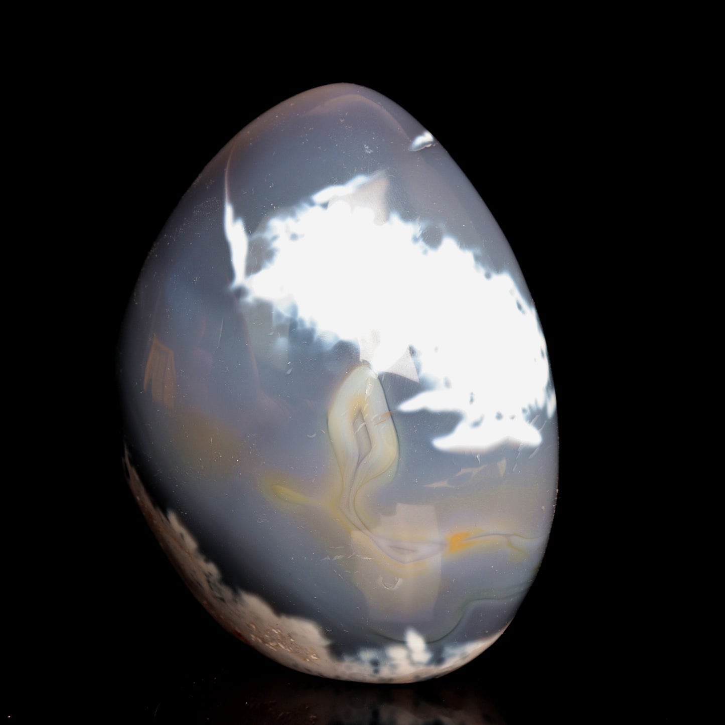 5" Natural Orca Agate Crystal Freeform Reiki Healing Tower