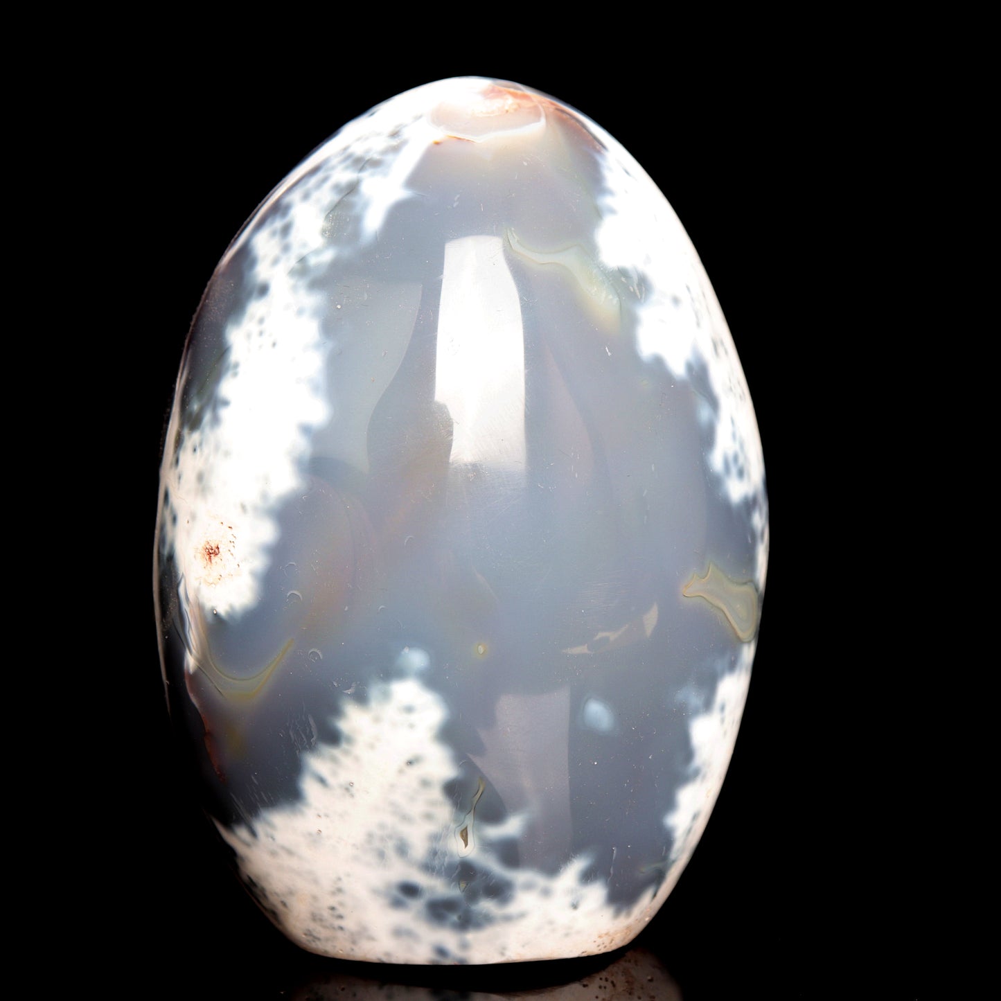 5" Natural Orca Agate Crystal Freeform Reiki Healing Tower