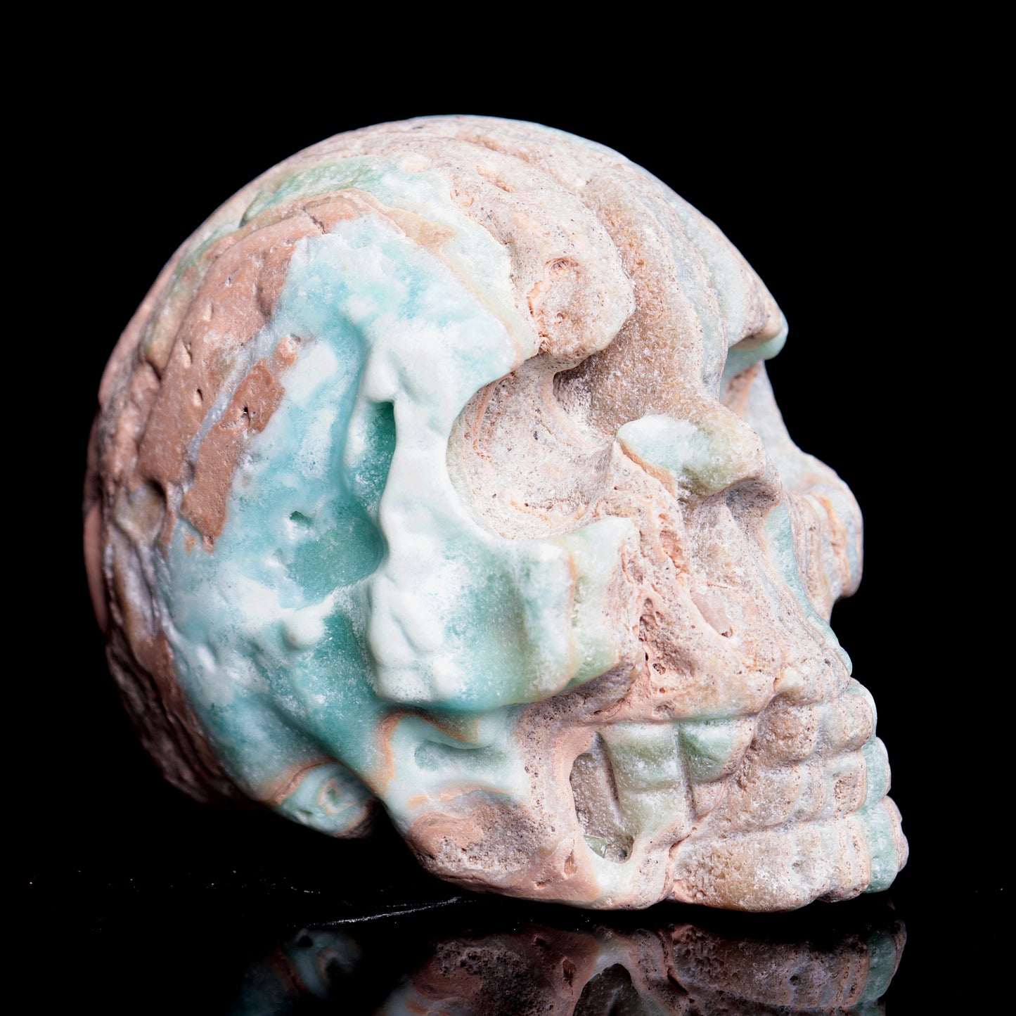 Hemimorphite skull