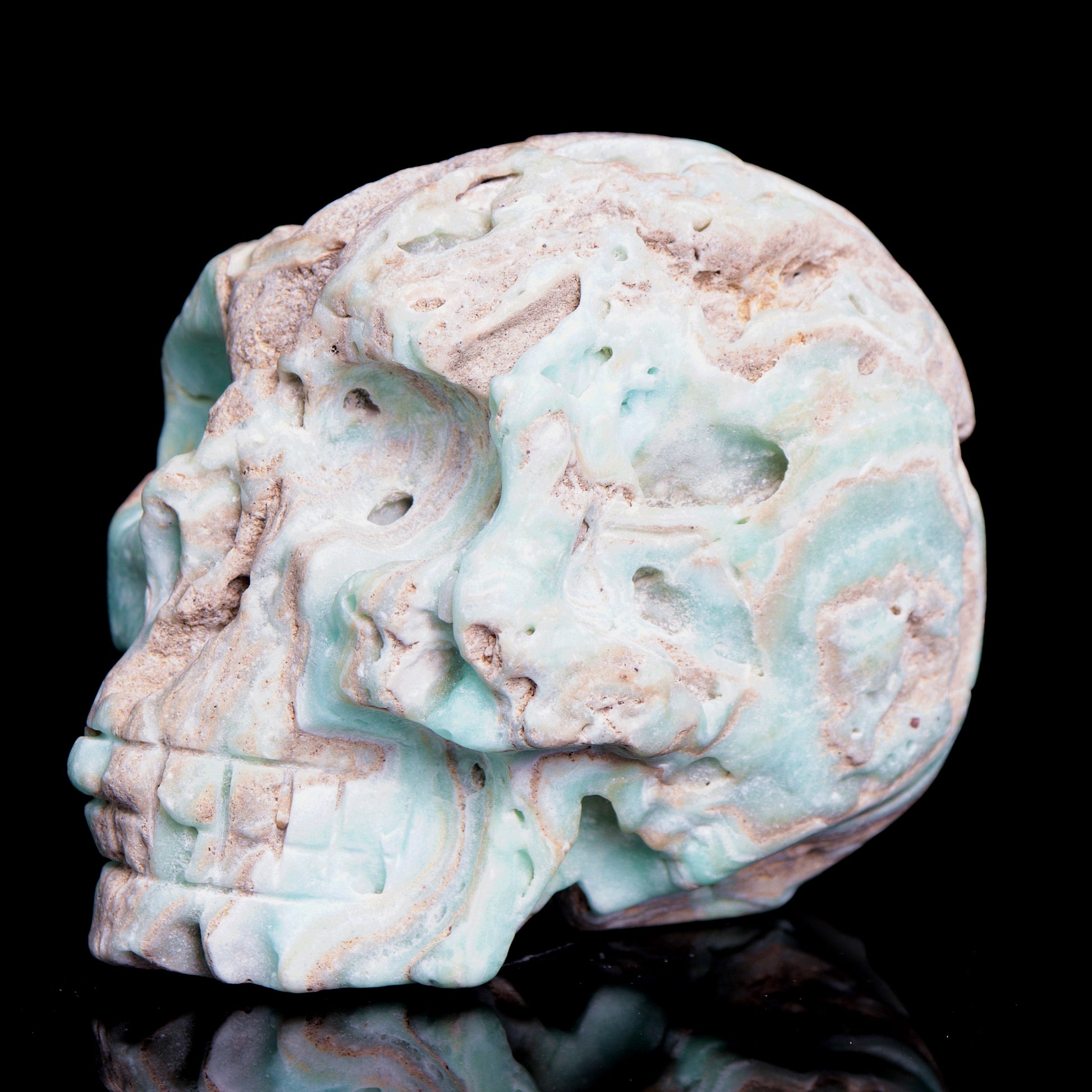 Hemimorphite skull