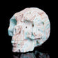 4" Hemimorphite Crystal Skull Figurine Quartz Healing Decor Gift