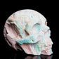 4" Hemimorphite Crystal Skull Figurine Quartz Healing Decor Gift