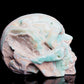 4" Hemimorphite Crystal Skull Figurine Quartz Healing Decor Gift