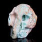 4" Hemimorphite Crystal Skull Figurine Quartz Healing Decor Gift