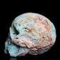 4" Hemimorphite Crystal Skull Figurine Quartz Healing Decor Gift