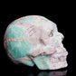 4" Hemimorphite Crystal Skull Figurine Quartz Healing Decor Gift