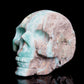 4" Hemimorphite Crystal Skull Figurine Quartz Healing Decor Gift