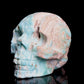 4" Hemimorphite Crystal Skull Figurine Quartz Healing Decor Gift