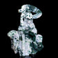 8.5" Moss Agate Crystal Death carvings Wizard Figurine Decor Gift