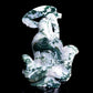 8.5" Moss Agate Crystal Death carvings Wizard Figurine Decor Gift