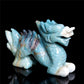 5" Trolleite Crystal Dragon Figurine Stone Animal Carvings Decor