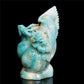 7" Amazonite Crystal Bird Figurine Quartz Animal Carvings Decor Gift