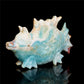 7" Amazonite Crystal Fish Pig Figurine Quartz Animal Carvings Decor