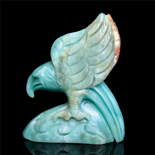 crystal eagle figurine