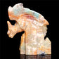 5" Amazonite Crystal Dragon Figurine Stone Animal Carvings Decor