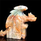 5.5" Amazonite Crystal Dragon Figurine Stone Animal Carvings Decor