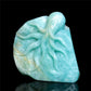 5" Amazonite Crystal Octopus Figurine Stone Animal Carvings Decor
