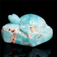 3.5" Amazonite Crystal Turtle Figurine Stone Animal Carvings Decor