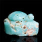 3.5" Amazonite Crystal Turtle Figurine Stone Animal Carvings Decor