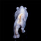 6.5" Druzy Agate Crystal Lion Figurine Realistic Animal Carvings Decor