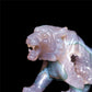 5.8" Druzy Agate Crystal Tiger Figurine Realistic Animal Carvings Gift