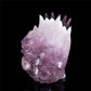5" Druzy Agate Crystal Nine Tail Fox Figurine Animal Carvings