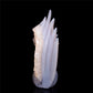 4.5" Druzy Agate Crystal Nine Tail Fox Figurine Animal Carvings