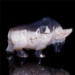 6.5" Druzy Agate Crystal Bull Figurine Animal Carvings Decor