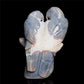 7" Druzy Agate Crystal Parrot Figurine Stone Animal Carvings Decor Gift