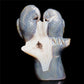 7" Druzy Agate Crystal Parrot Figurine Stone Animal Carvings Decor Gift