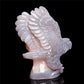 5" Amethyst Agate Crystal Eagle Figurine Stone Animal Carvings