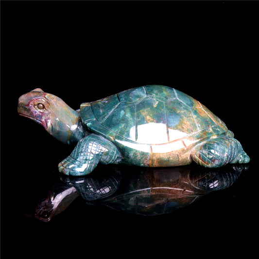 Crystal Turtle Figurine