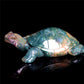 6" Ocean Jasper Crystal Turtle Figurine Stone Animal Carvings