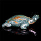6" Ocean Jasper Crystal Turtle Figurine Stone Animal Carvings