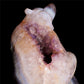 5.5" Amethyst Geode Crystal Bear Figurine Realistic Stone Animal Carvings