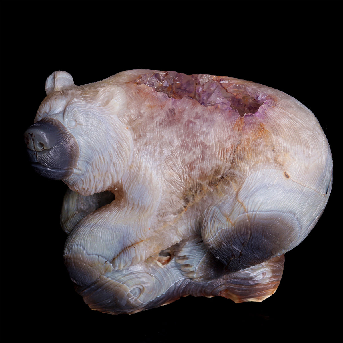 crystal bear figurine