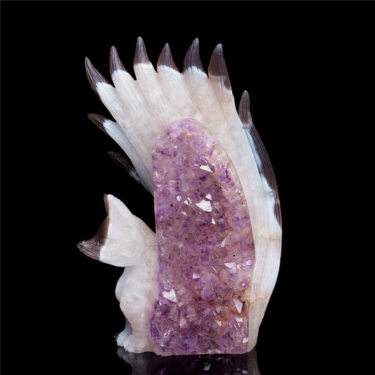 crystal fox figurine