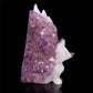 6.5" Amethyst Agate Crystal Nine Tail Fox Figurine Decor