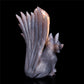 6" Druzy Agate Crystal Nine Tail Fox Figurine Decor