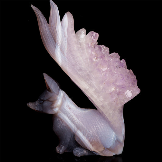 crystal fox figurine
