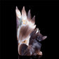 6" Druzy Agate Crystal Nine Tail Fox Figurine Decor