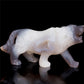 crystal wolf figurine